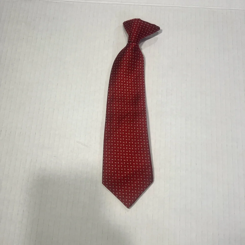 Lot of 3 Stylish Kids Tie Set in Red, Yellow, and Green Stripes